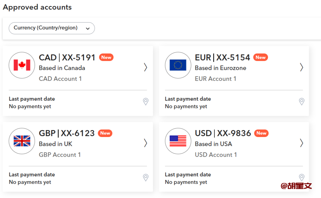 payoneer开通的虚拟银行账户