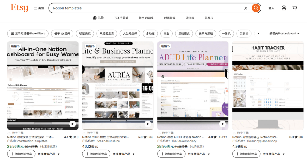 Etsy国外电商平台赚美金的方法