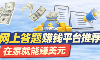 分享4个国外网上答题赚钱的平台，在家就能赚美元