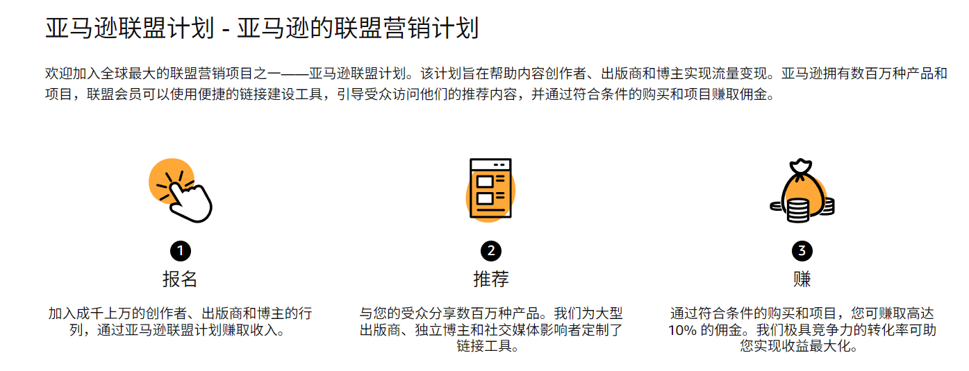 亚马逊联盟计划官方介绍