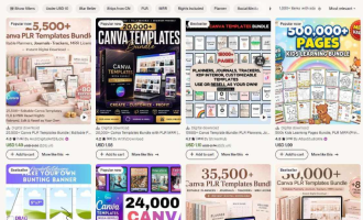 Canva模板赚美金：用AI做模板卖给老外，一单到手24美金的海外副业
