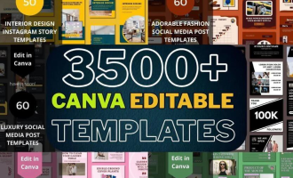 Creative Market卖素材：3500套Canva模板打包赚美金的海外副业