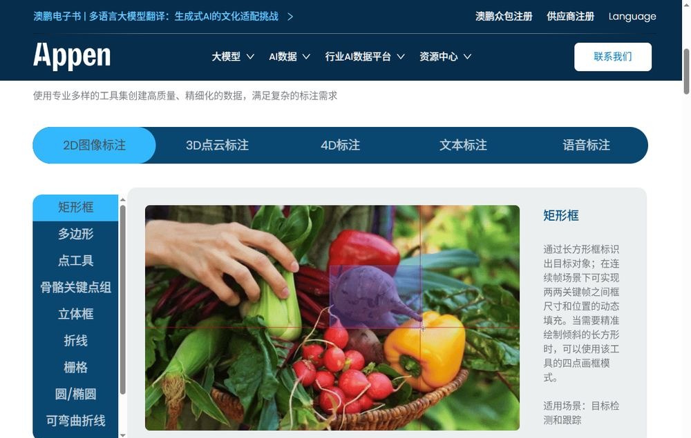 数据标注平台上的任务类型