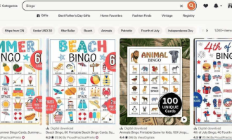 国外可打印Bingo卡赚美金：AI半天做一套，一份卖一两美元