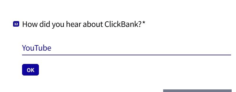 Clickbank注册问卷让你选想使用的平台工具