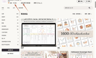 国外Etsy卖表格赚美金：做社媒发帖日历，一套8到15美元