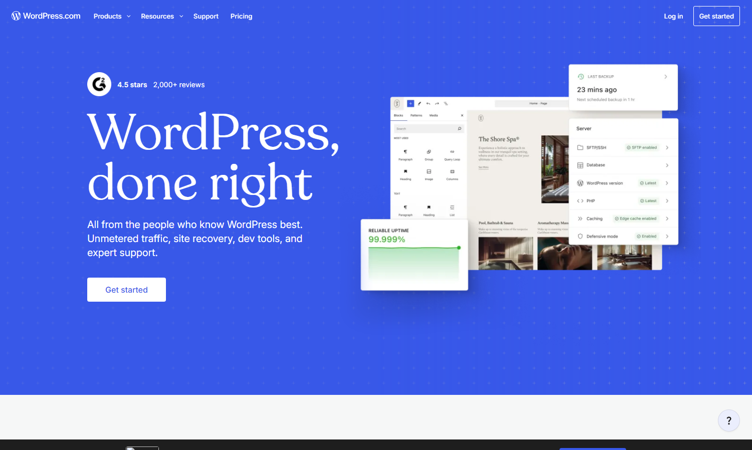 WordPress建站,一个域名加一年服务器就能开张