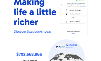 2026国外看视频赚美金平台：Swagbucks已发出7亿美元