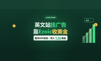 Ezoic广告分成怎么做：一个每天600访问的小站，月入120美元