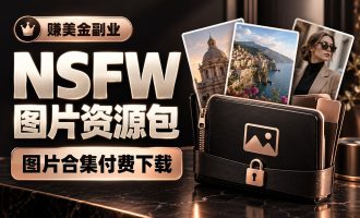 赚美金副业：国外NSFW图片资源包项目